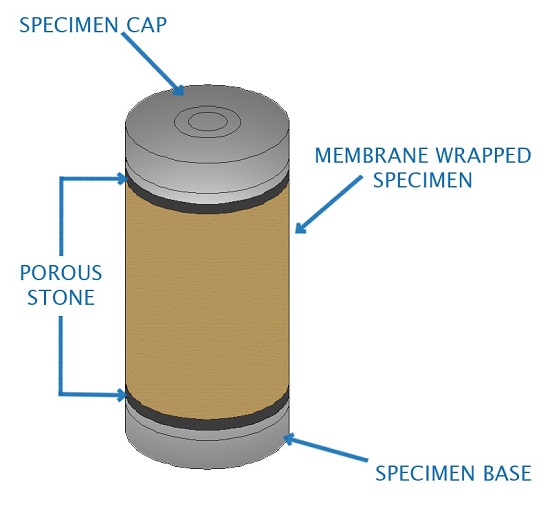 Soil Triaxial Specimen